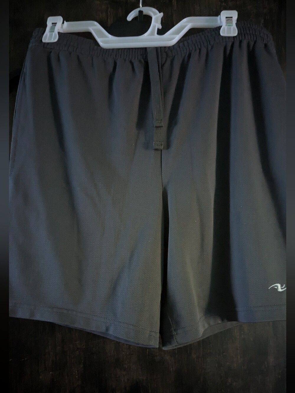 Athletic Works Black Men's Athletic Shorts with Drawstring
